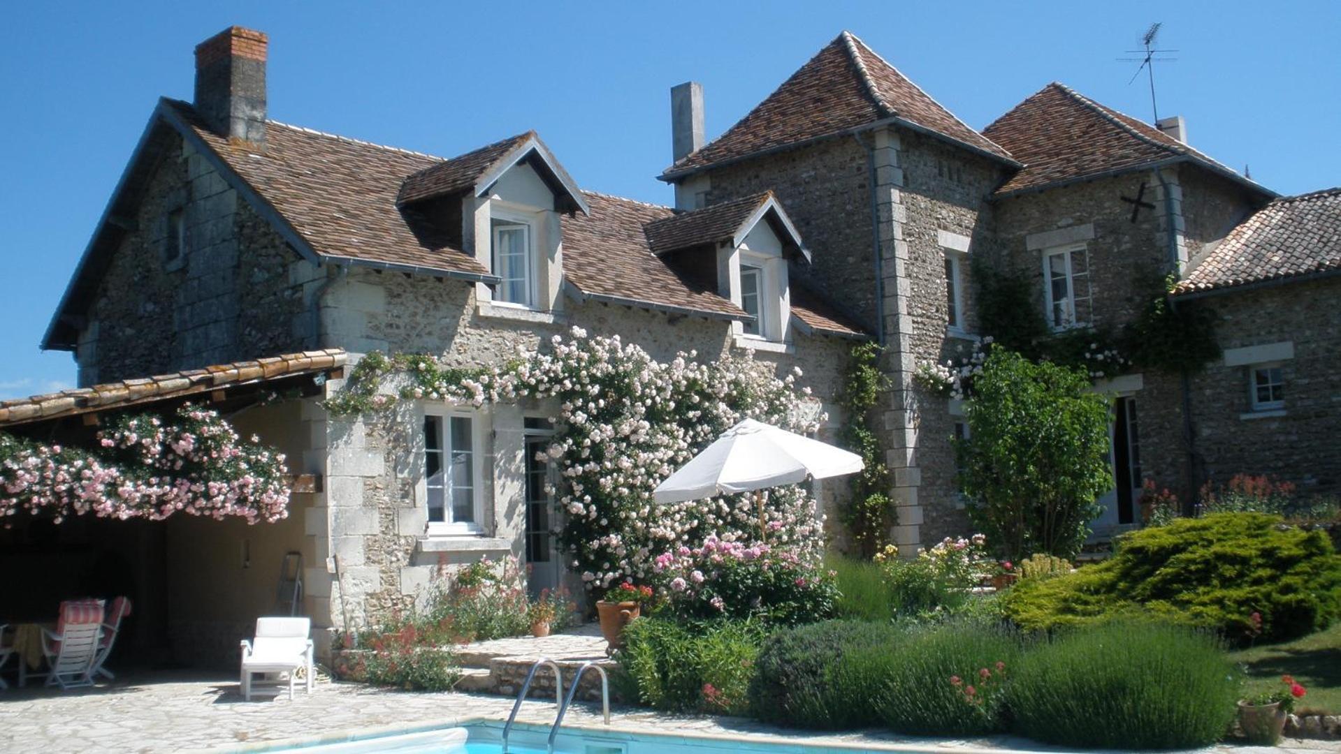Chambres d'Hôtes La Pocterie Vouneuil-sur-Vienne Exterior foto